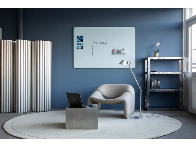 Mat Glasbord 100x200cm Chilly Lake Ronde Hoeken