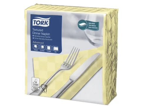 Tork 478787 Textured Dinnerservet Advanced Champagne 38x39cm