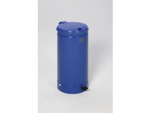 afvalverzamelaar,1x70l,HxØ 700x450mm,klemring,romp staal RAL5010