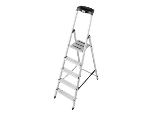 Lichte Universele Ladders Aluminium 5treden H 1,05m