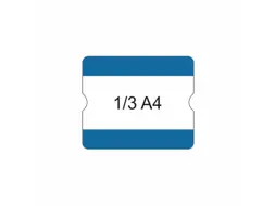 beschrijfbare hoes,markering HxB 216x180mm,PVC,blauw