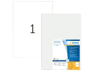 HERMA 9544 Weervast Outdoor folie-etiket A3 297x420mm Wit 40 stuks - 1