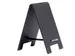 Krijtbord securit mini tafel 17x5cm set 5 stuks zwart