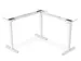 Elektrisch in hoogte verstelbaar tafelframe L-vormig Wit