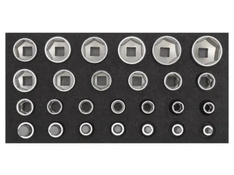 GEDORE RED R22150009 Dopsleutelset 1/2 inch 2/6 CT module 26-delig