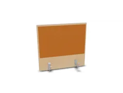 opzetpaneel,v. bureau,aanbouw achter,B 600mm,NE-esdoorn,BN3005-geel