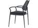 Chaise de réunion Curve Tissu / Filet Noir