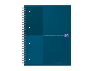 Spiraalblok Oxford International Notebook A4+ lijn Petrol Blauw - 2