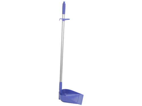 Vikan Hygiene stofblik 33cm met rechtopstaande steel 75cm Paars