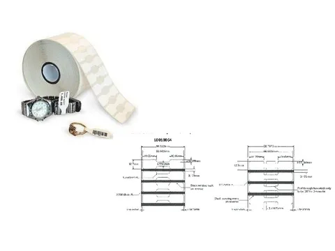 Zebra 8000D Labels Jewelry 10010065 56x13mm