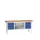 werkbank,HxBxD 830-930x2000x600mm,multiplexblad,uitrusting: 6laden