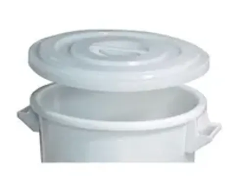 OUTLET Couvercle pour cuve ronde 50 litres blanc