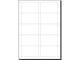 Visitekaartjes Sigel 185grs pak a 150 stuks wit - 6