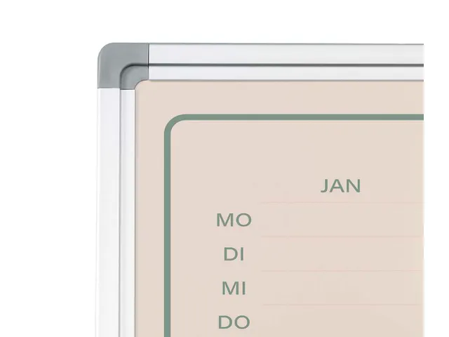 Jaarplanner Elegance Duits softline profiel 8mm 90x120cm aluframe