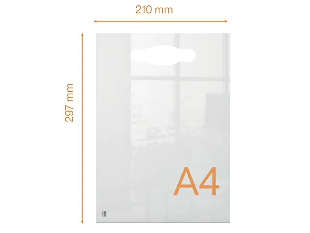 Mini tableau blanc portable Nobo A4 acrylique transparent