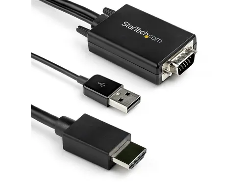 VGA naar HDMI kabel adapter USB-voeding 1080p 2m