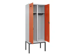 locker voor scheiding van kleding,HxBxD 2120x800x500mm,2vak