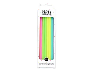 Kaarsjes Haza long bright 15cm 16 stuks assorti - 4