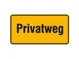 aanwijzingsbord,Eigen weg,aluminium gemerkt,gemoffeld,geel/zwart