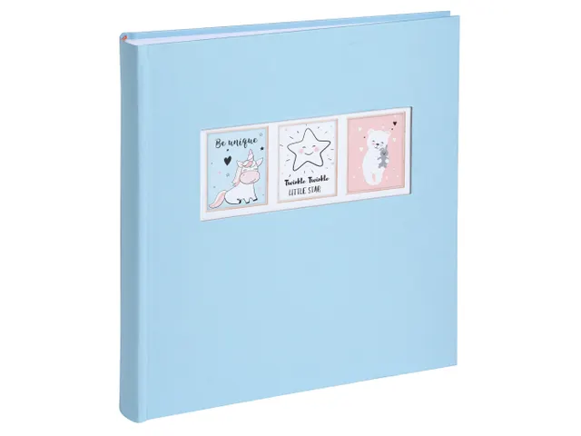 Album livre 60p blan c 29x32cm Sweet bleu