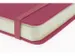 Schetsboek Kangaro A6 ruby PU HC 80 vel 140gr roomwit met elastiek en
