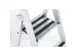 veiligheidsladder,eenzijdig,5treden m. R13-laag,stand H 1,33m