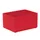 Inzetbak HxLxB 54x106x80mm Polystyreen Rood 50 stuks