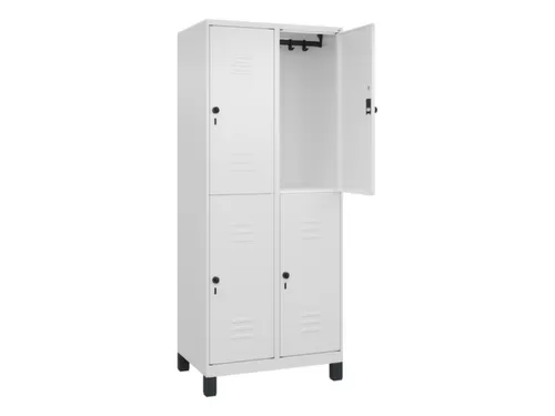dubbeldekse locker,HxBxD 1950x800x500mm,2x2vak.,vak B 400mm