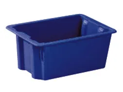 Draaistapelbak Pp Hxlxb 180X400X280Mm 13L Blauw