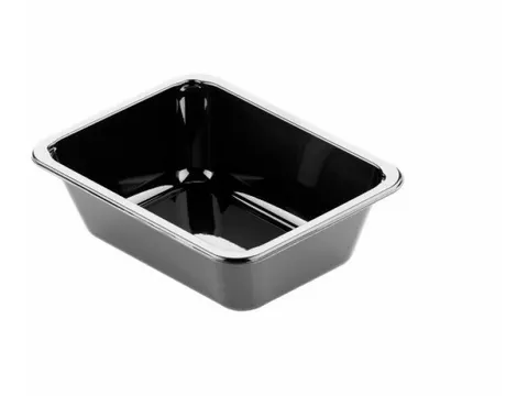 Tray CPET BK 1-comp 171x127x50,670ml, 840 stuks