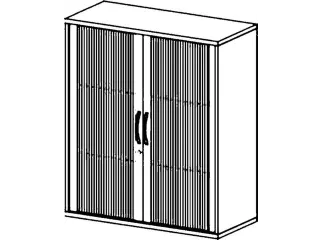 jaloeziedeurkast,HxBxD 1150x1000x430mm,decor romp beuken - 12