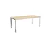 In hoogte verstelbaar bureau,HxBxD 720-840x1800x800mm,NE-esdoorn
