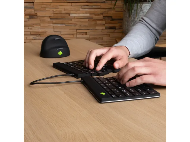 Ergonomisch toetsenbord R-Go Split Break met pauzesoftware, gesplitst