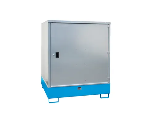 Depot Gevaarlijke Stoffen 1475x1490x1800mm 4x200l Vol. 450l Ral5012