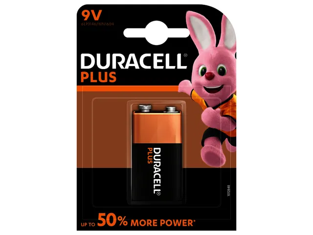 Batterij Duracell Plus Power 2x9Volt MN1604