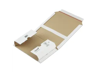 Wikkelverpakking Postbox Wit 302x215x75mm 25 Stuks - 1