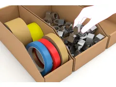 Kartonnen sorteerdoos 50x300x110mm Bruin 50 stuks