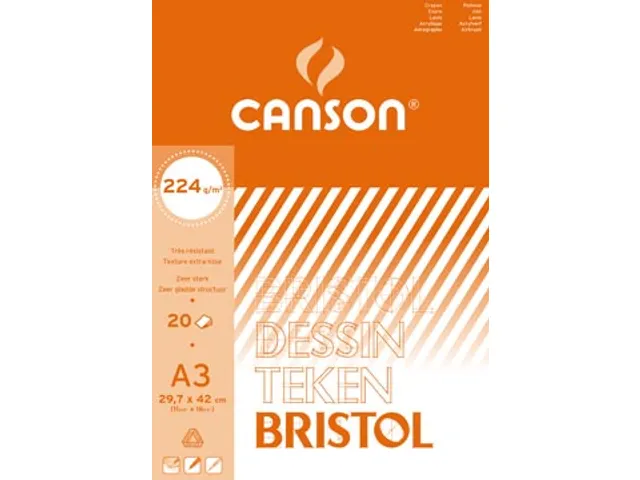 Canson Tekenblok Bristol A3