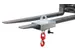 crochet de charge,force 3000kg,HxlxP 465x300x180mm,p. 1 dent fourche