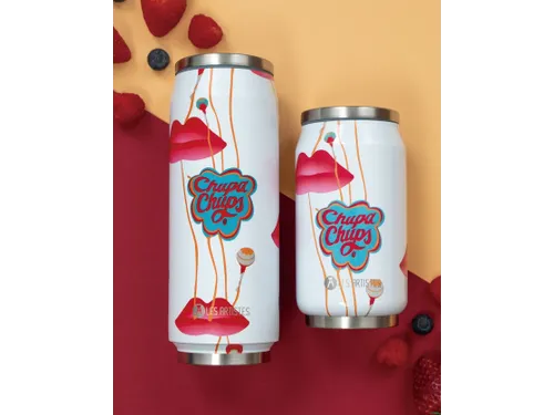 Thermosbeker Les Artistes Paris blik 500ml Chupa Kiss met Rietje