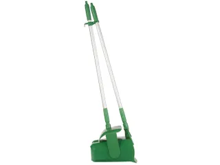 Vikan Hygiene stofblik + veger combinatieset alu steel 840mm Groen - 2