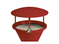 Overkapping Voor Zandasbak Ø 440Mm Verzinkt Ral3000