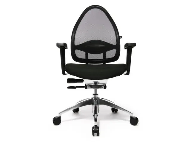 Siège De Bureau Pivotant Noir Assise Hxlxp 430-520X480X500Mm Dossier