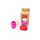 Lint set à 3 kleuren rood, wit en roze
