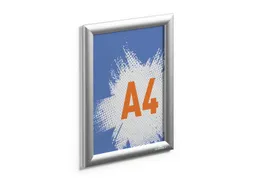 Kliklijst aluminium Outdoor A4 metaal zilver