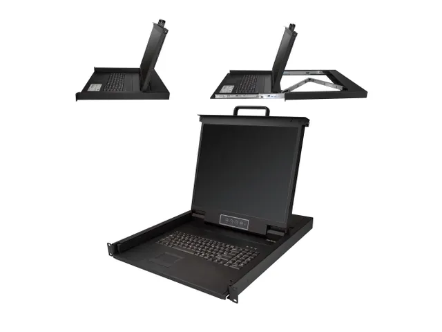 Single Port KVM Rack Console 19 inch