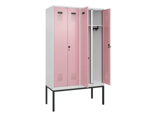 locker voor scheiding van kleding,HxBxD 2120x1200x500mm,4vak