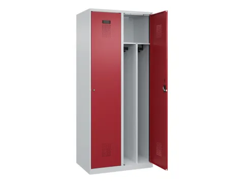 locker voor scheiding van kleding,HxBxD 1850x800x500mm,2vak