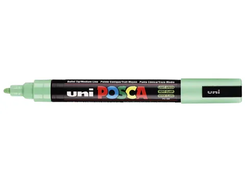 Verfstift Posca PC5M Medium Punt 1,8-2,5mm Lichtgroen