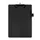 Klembord Quantore A4 staand PVC zwart met 100mm klem + penlus